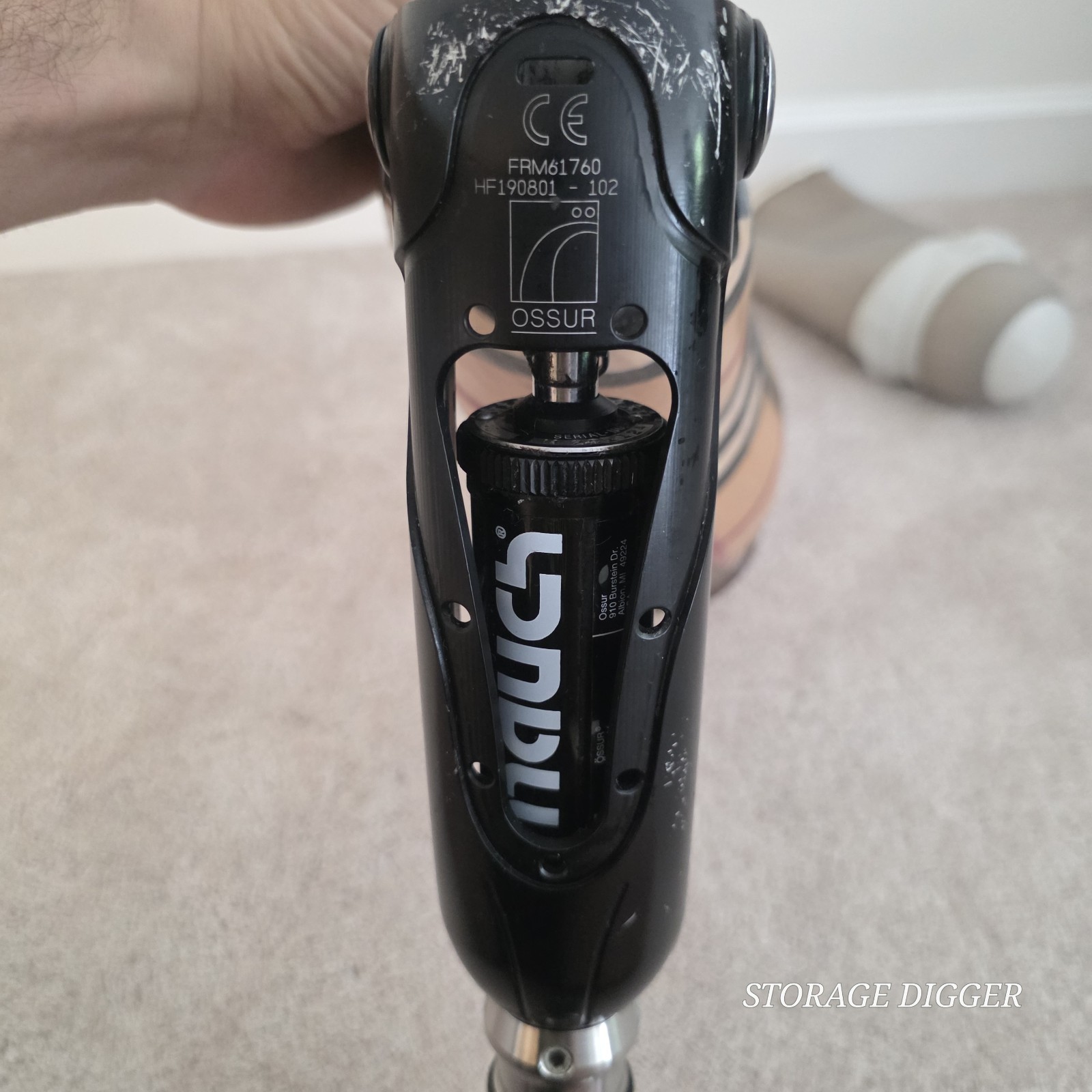 Ossur Pro Flex XC Mauch Prosthetic Left Leg Size 28 Cathegory 4 w/ Shell Sleeve
