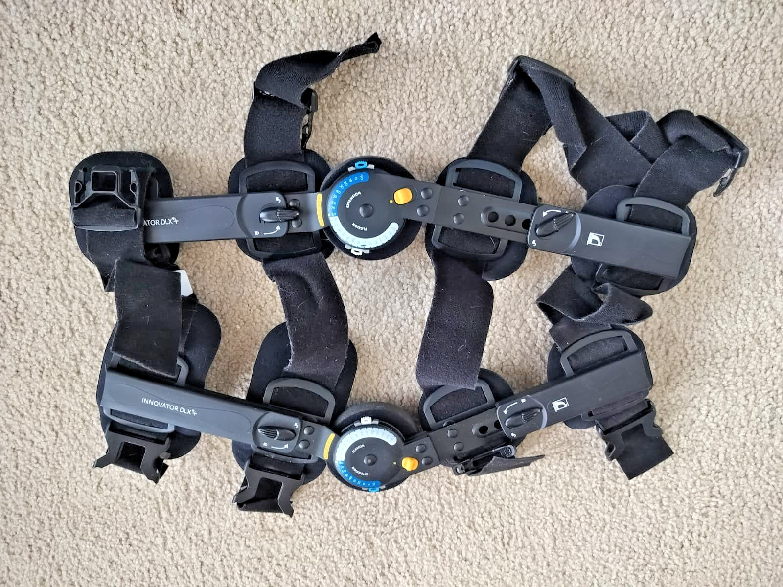 OSSUR Innovator DLX+ Full Knee Leg Brace Left/Right Adjustable Flex *USED*