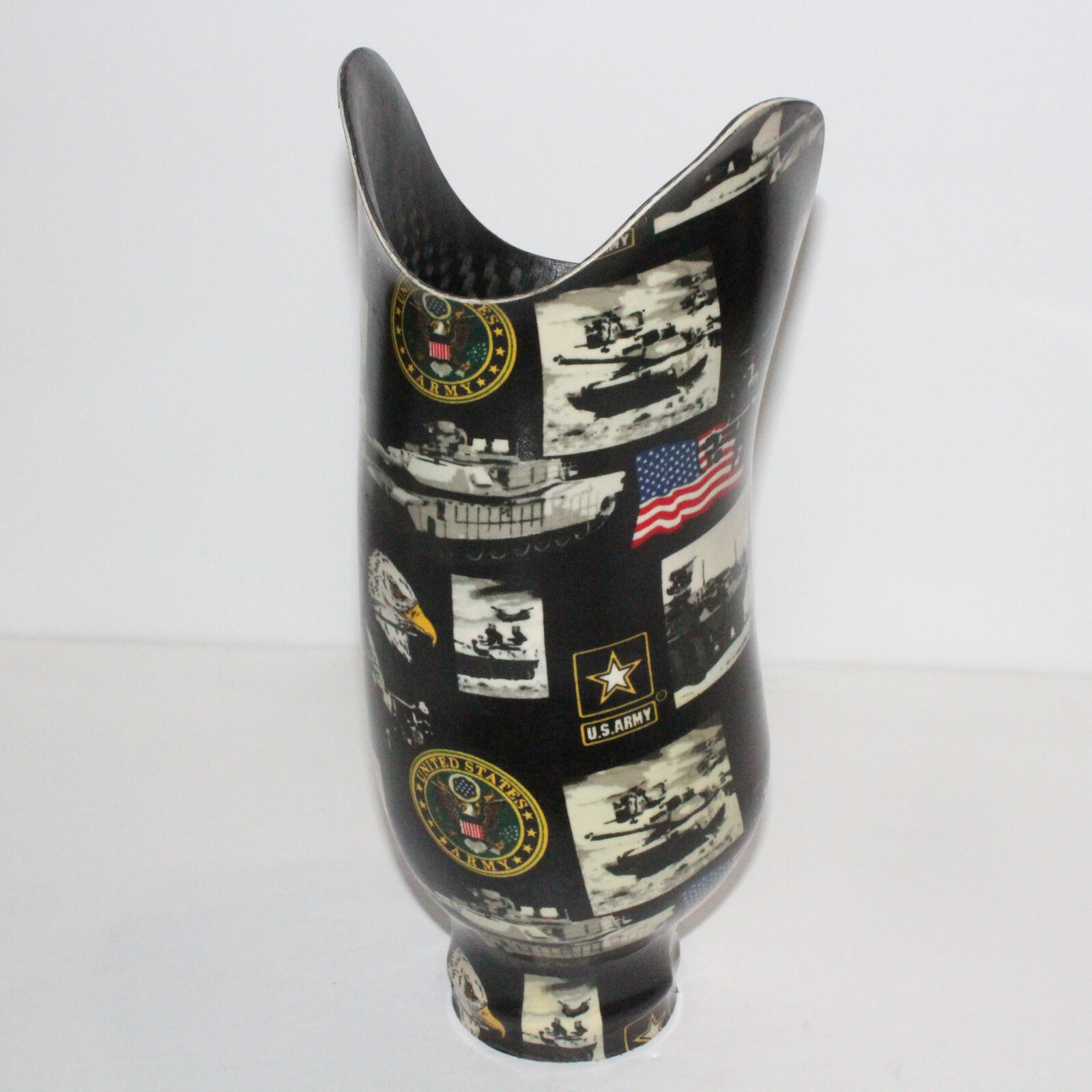 U.S. ARMY GRAPHICS RIGHT BELOW KNEE PROSTHETIC SOCKET w OSSUR ICELOCK L-544400