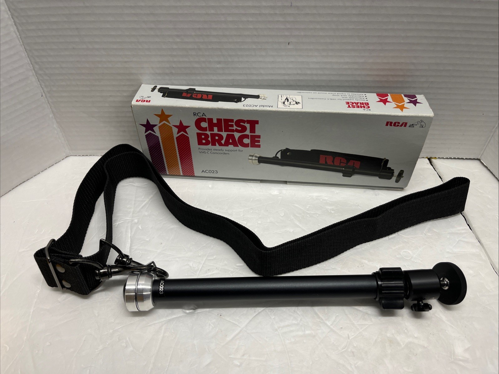 RCA Chest Brace Model AC023Steady Support For Hand-held VHS-C Camcorders