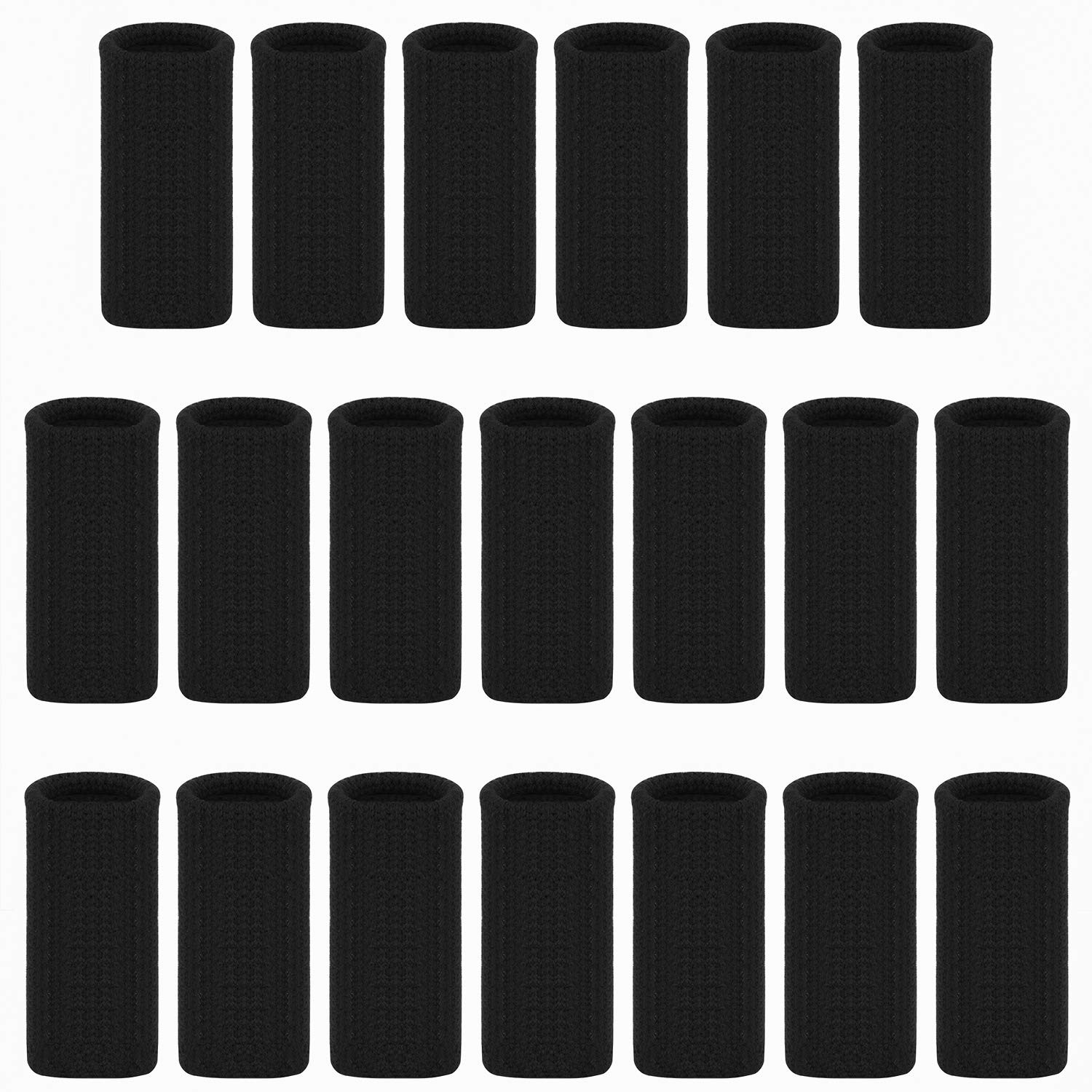 Finger Sleeves Thumb Braces Support Elastic Compression Protector 20 PCS