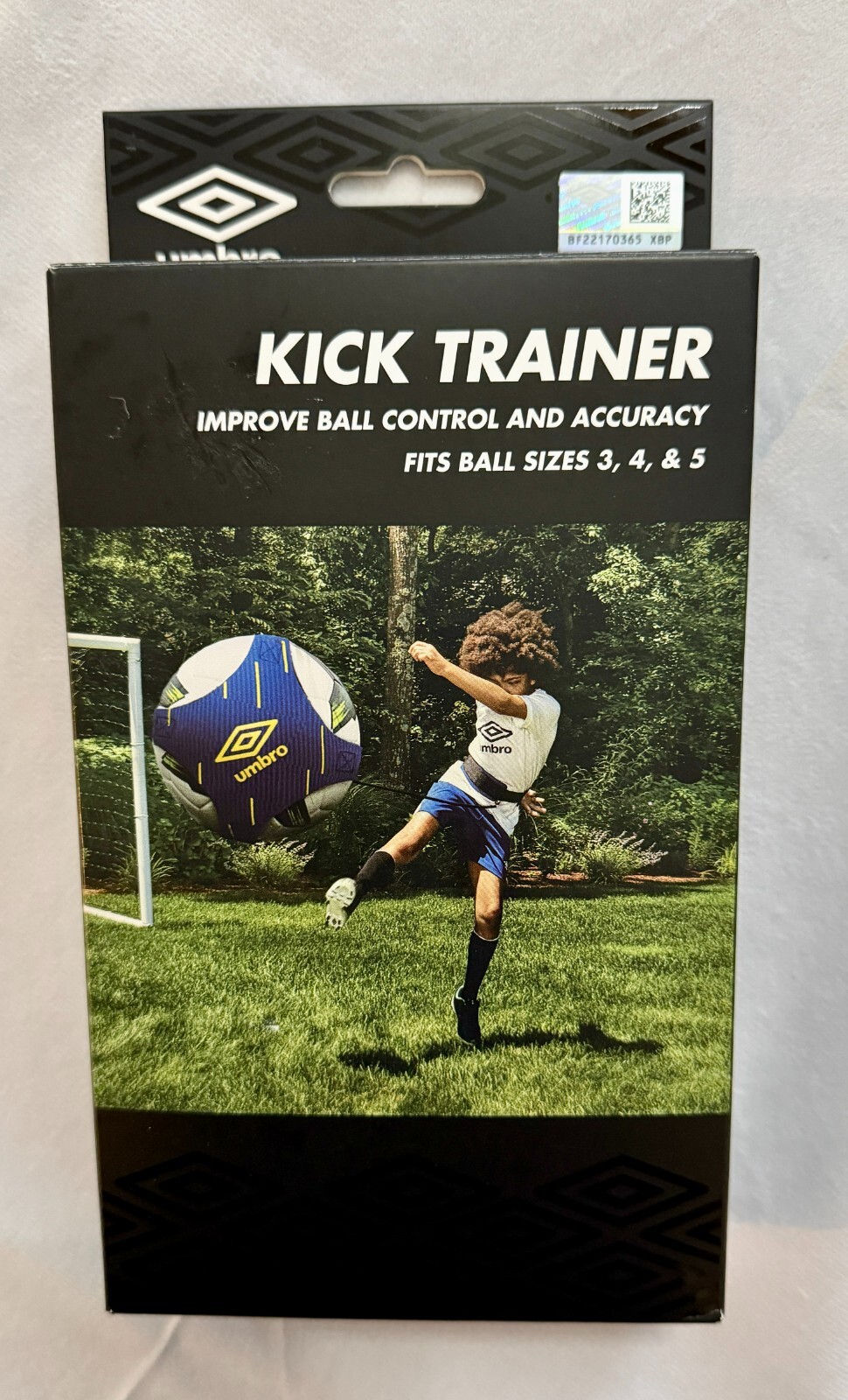Umbro Soccer Kick Trainer Futbol all Ages Skill Levels Blue Unisex Size 3 4 5