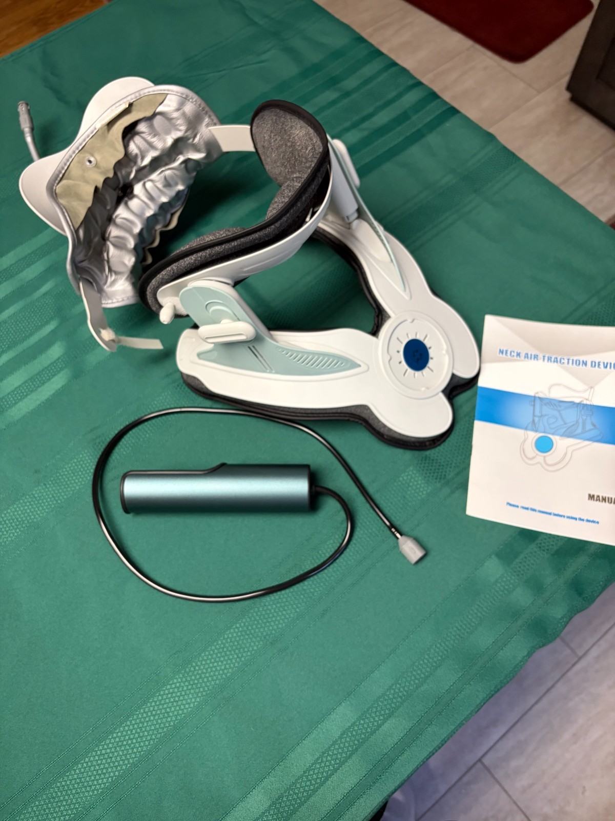 Cervical Neck Air Traction Device with Electric Air Pump slightly used