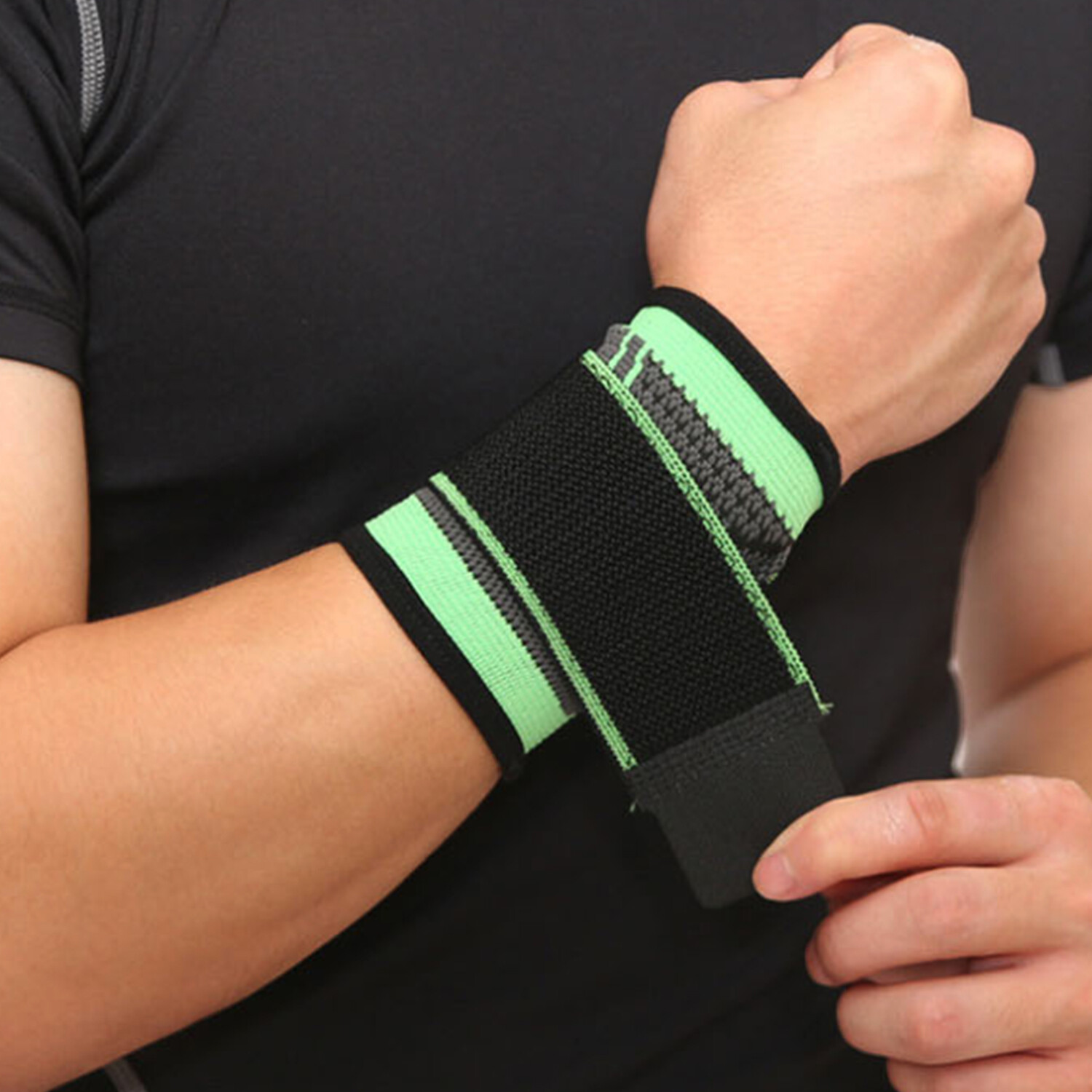 Wrist Brace Support Compression Strap Carpal Tunnel Sports Arthritis Pain Relief