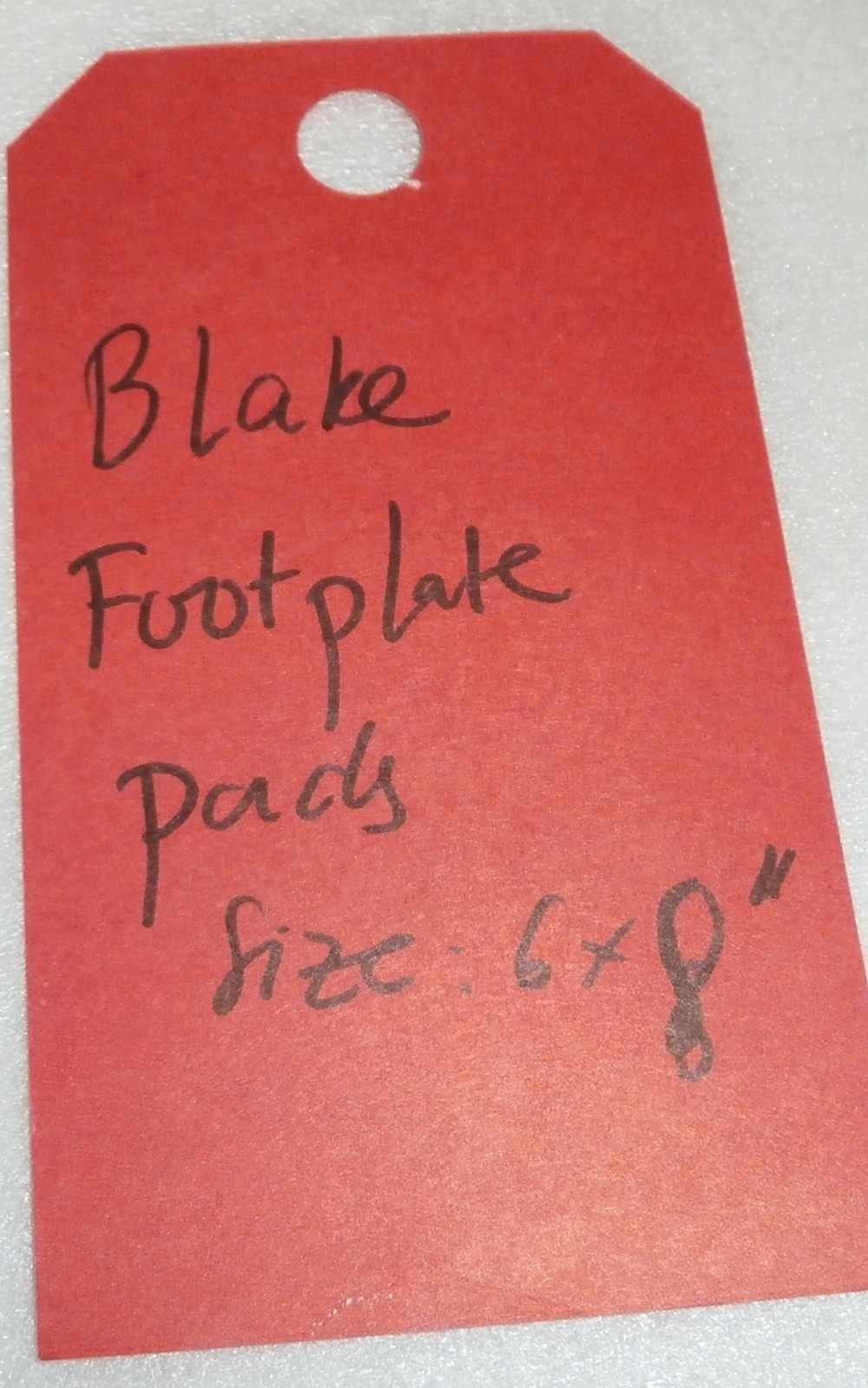 BLAKE GEL CALF PAD FOOT PLATE 6X5 INCH GOOD CONDITION