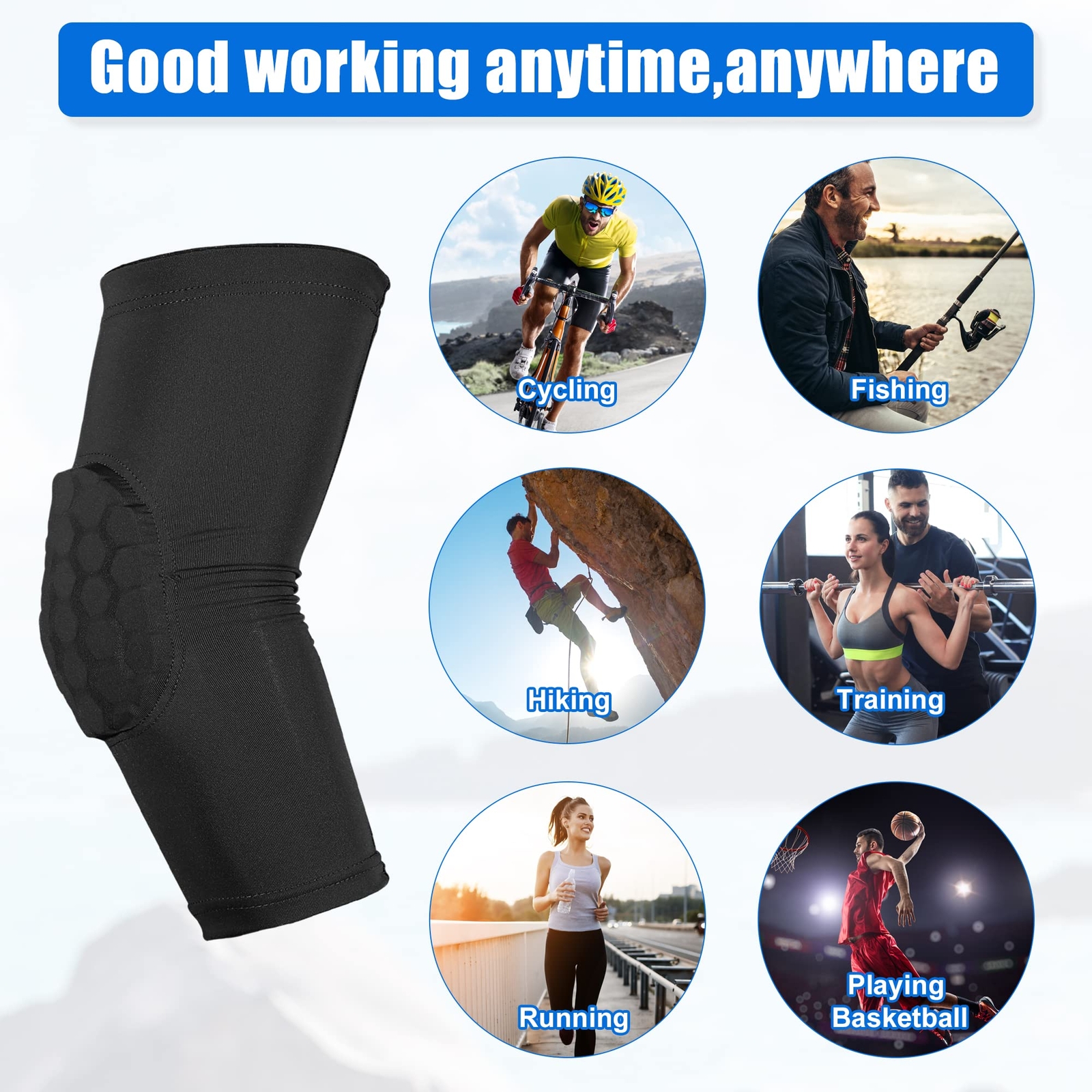 2pcs Elbow Brace Compression Support Sleeve for Joint Elbow Pad Sleeve for Wo…
