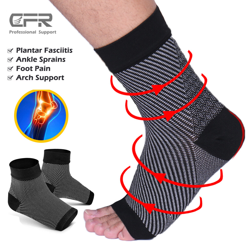 COOPER Plantar Fasciitis Socks Ankle Arch Compression Foot Sleeves Socks Pair