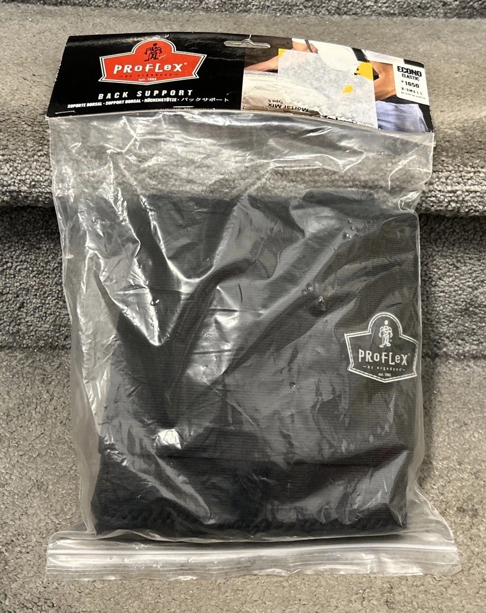 ProFlex 1650 Back Support Belt, 7.5″ Adjustable, Removeable Straps BRAND NEW