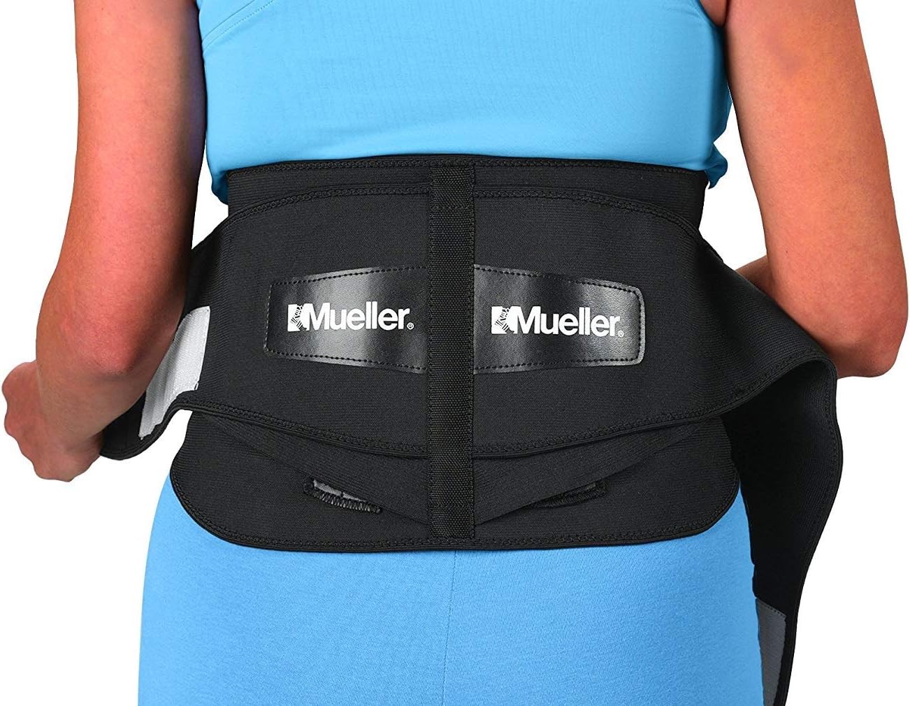 MUELLER Sports Medicine Lumbar Back Brace with Removable Pad, Ideal for Upper an