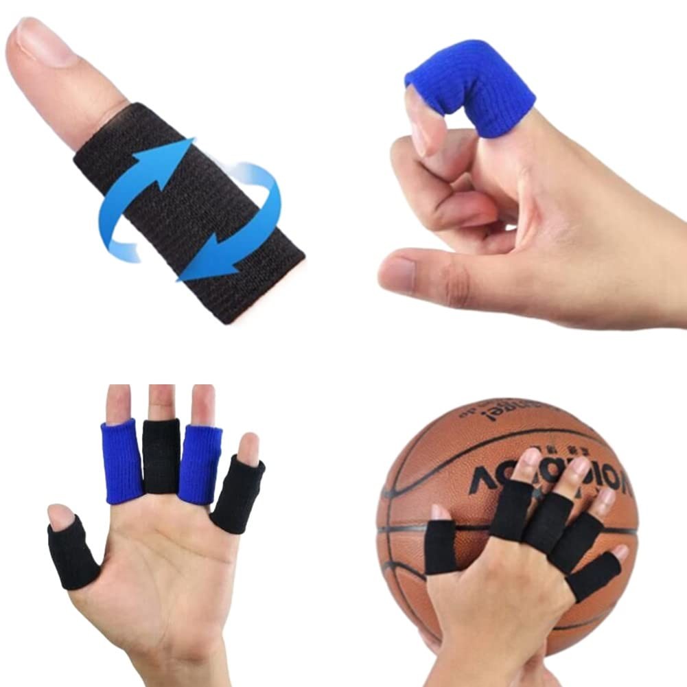 20×Compression Finger Sleeves Splint Brace Finger Support Pain Arthritis Trigger