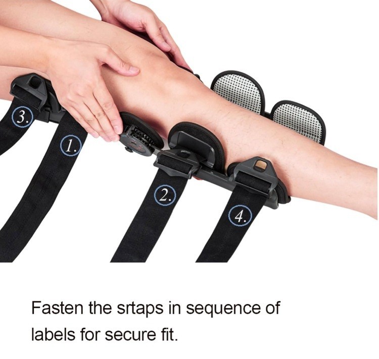 Hinged Knee Brace Adjustable Post Op Knee Support Orthosis Immobilizer