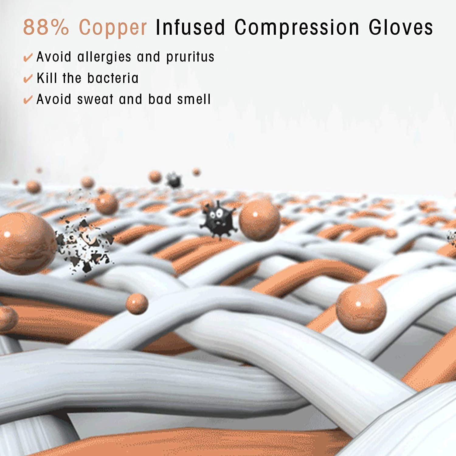 Guantes De Compresion Ortopedicos Para El Dolor De Artritis Y Tunel Carpiano