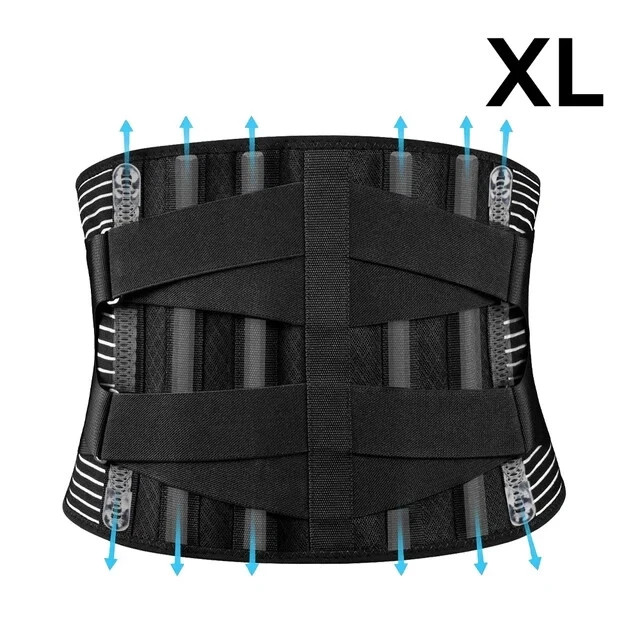 Adjustable Lower Back Brace Lumbar Support Waist Belt Men Women Pain Relief NEW