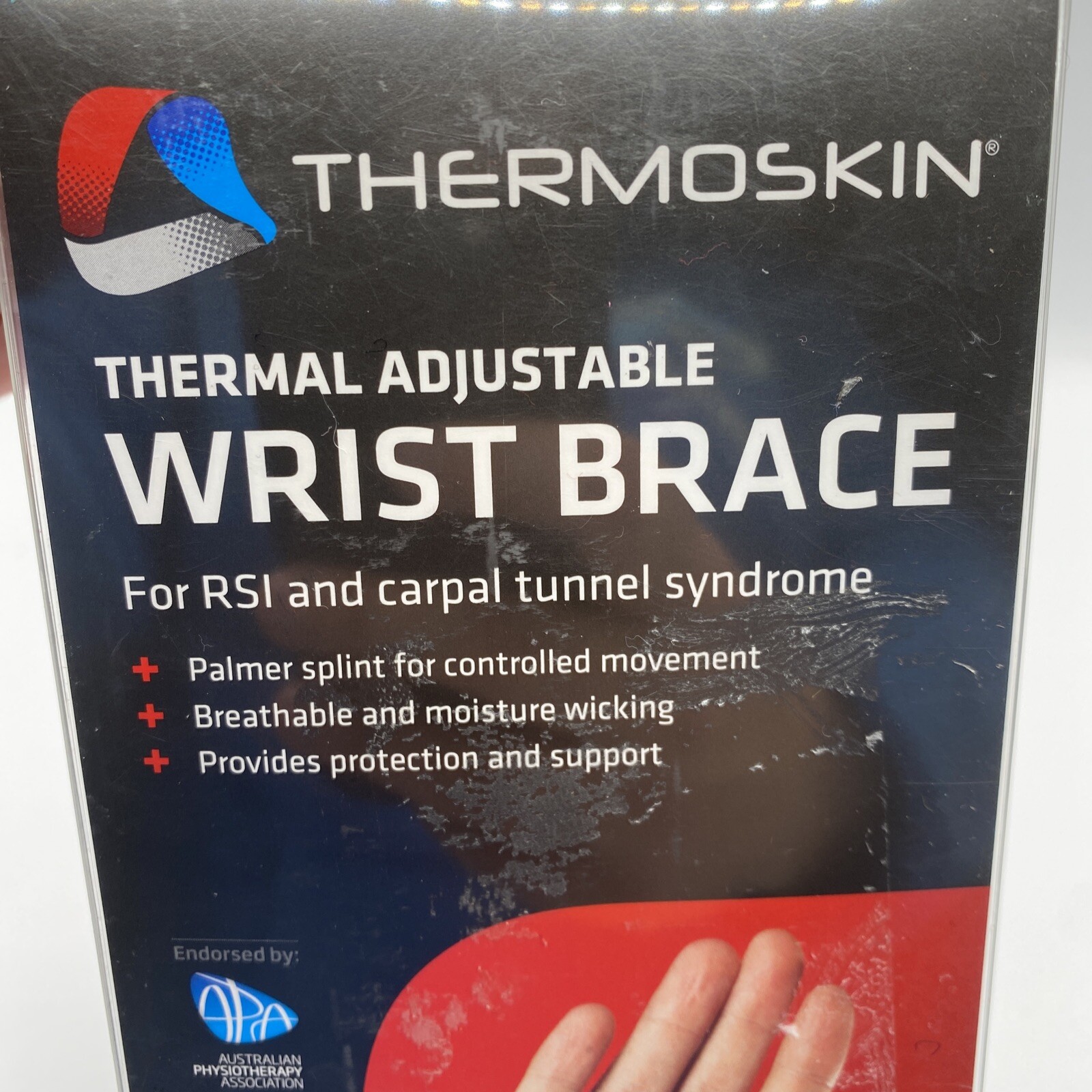 Thermoskin Thermal Adjustable Right Wrist Brace for Carpal Tunnel One Size NEW