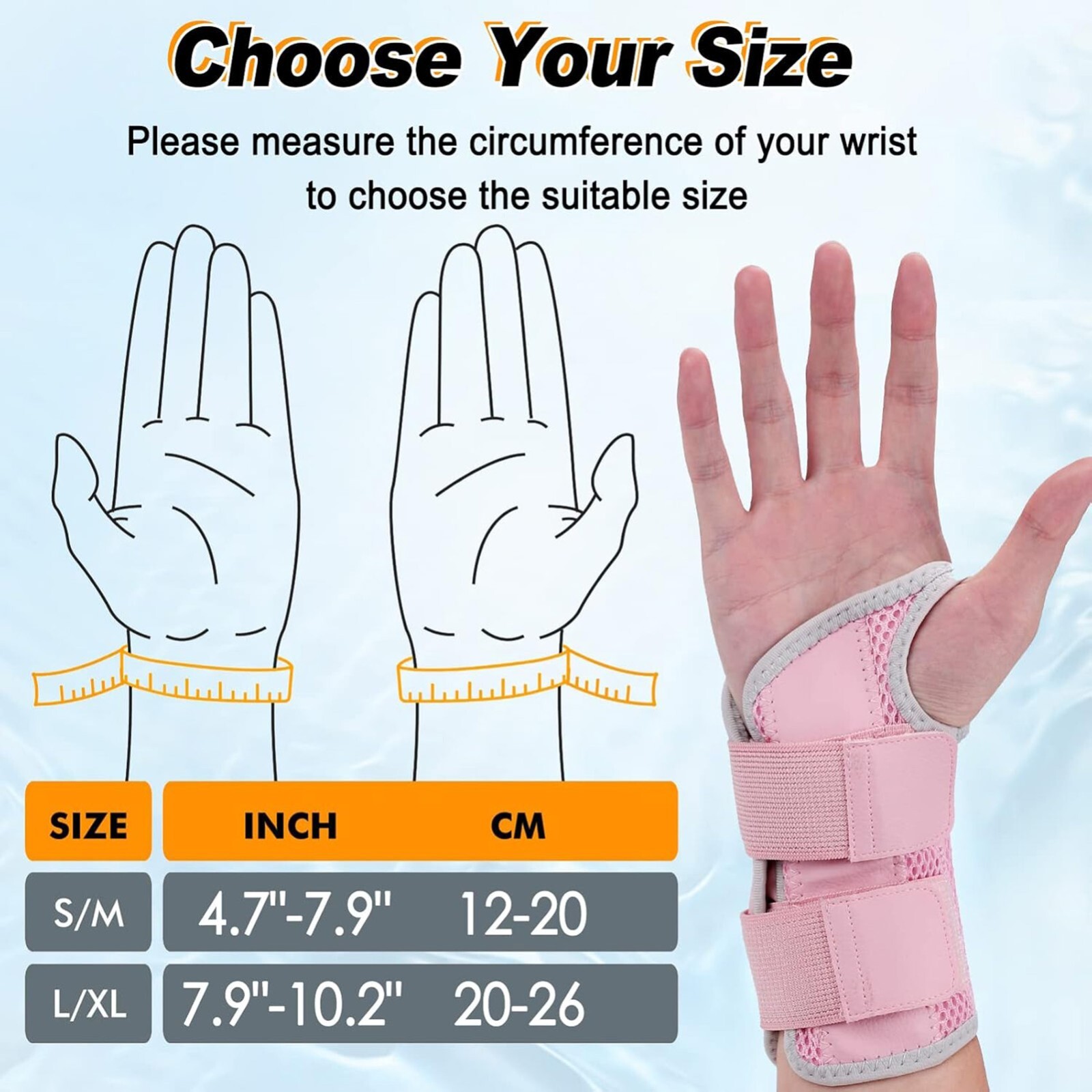 Wrist Brace for Carpal Tunnel Night Wrist Sleep Support for Left OR Right Hand