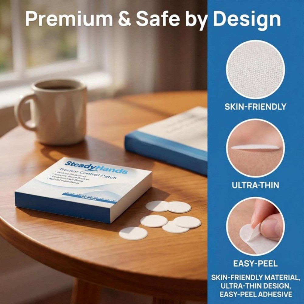 1-5BOX Steadyhands Tremor Control Patch, Hand Stabilizer for Shaky Hands~20%OFF