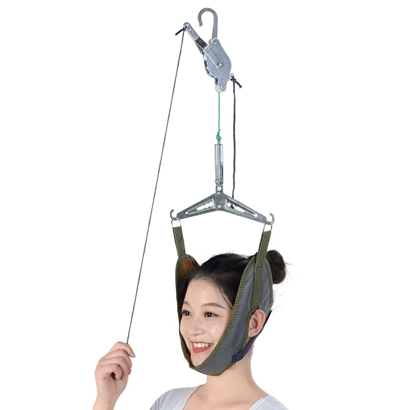 Cervical Traction Equipped With Soft Skin Friendly Face Sling Firm Solid Light