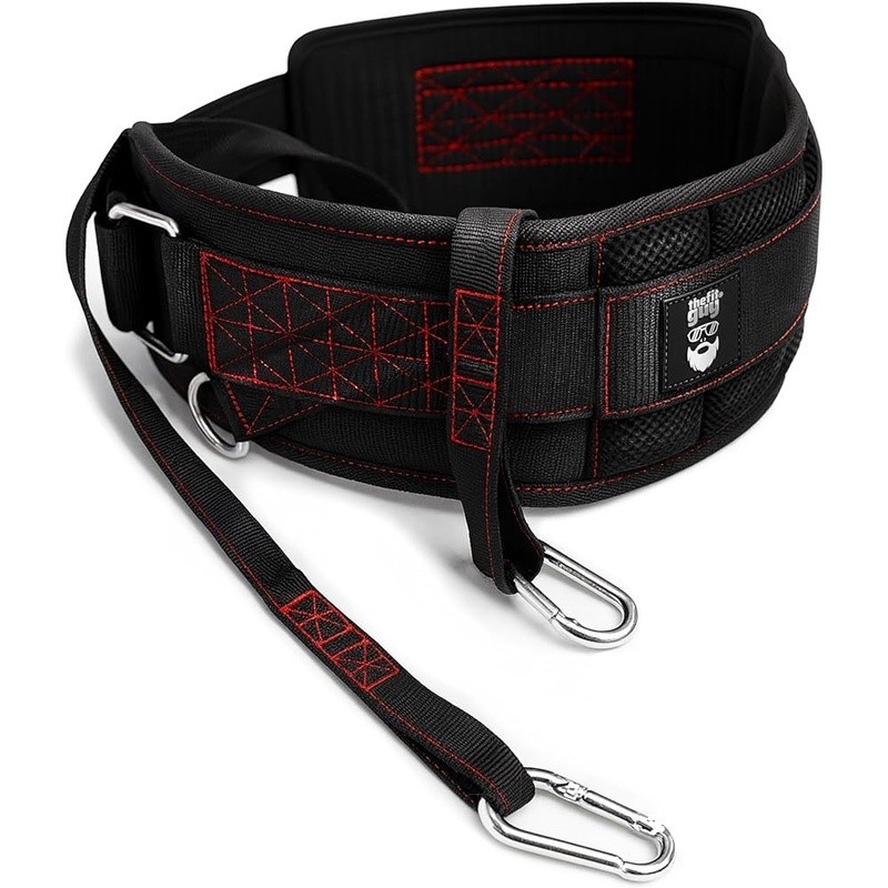 Lumbar Support Belt Weightlifting Adjustable Waist Strap Rings Dips Pull-Ups New