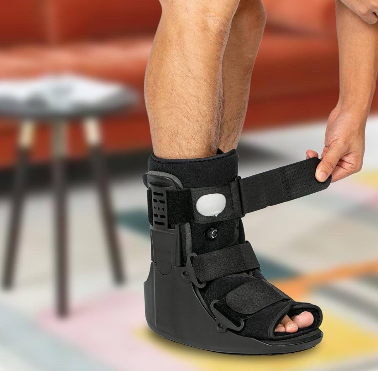 Air Walking Boot Fracture Boot Short Walker Protection for Injuries, Size Medium