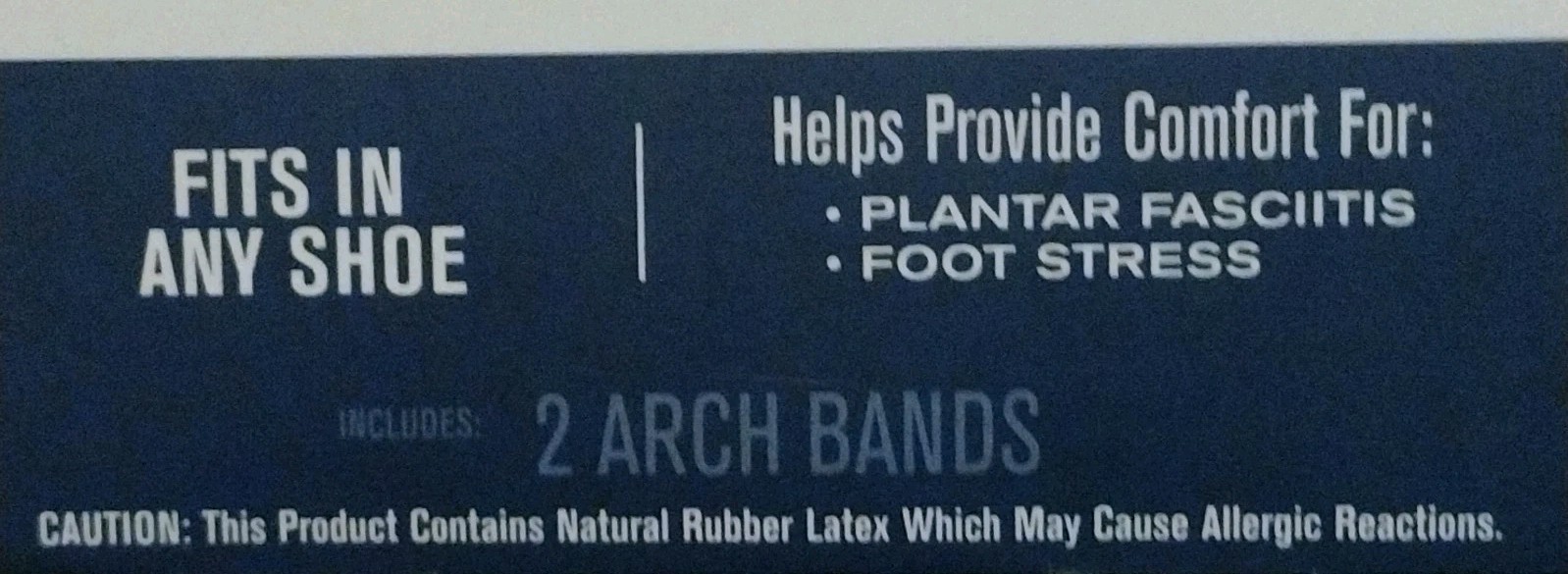 Copper Fit Health+ Arch Relief Compression Bands Two Arch Bands One Pair New