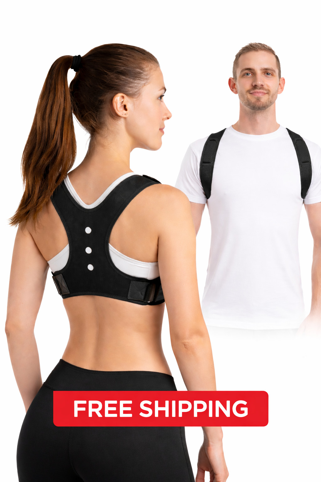 Posture Corrector for Women and Men, Adjustable and Breathable Upper Back Brace