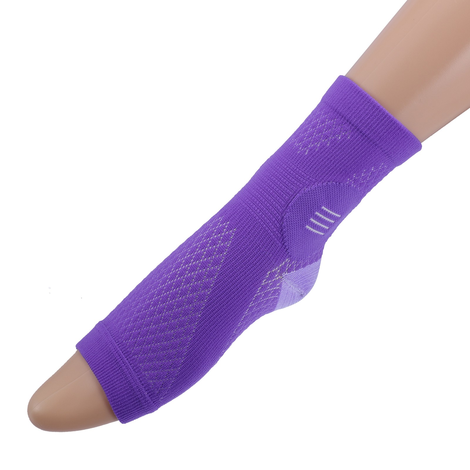 Pair Compression Ankle Sleeve Socks Purple S Size