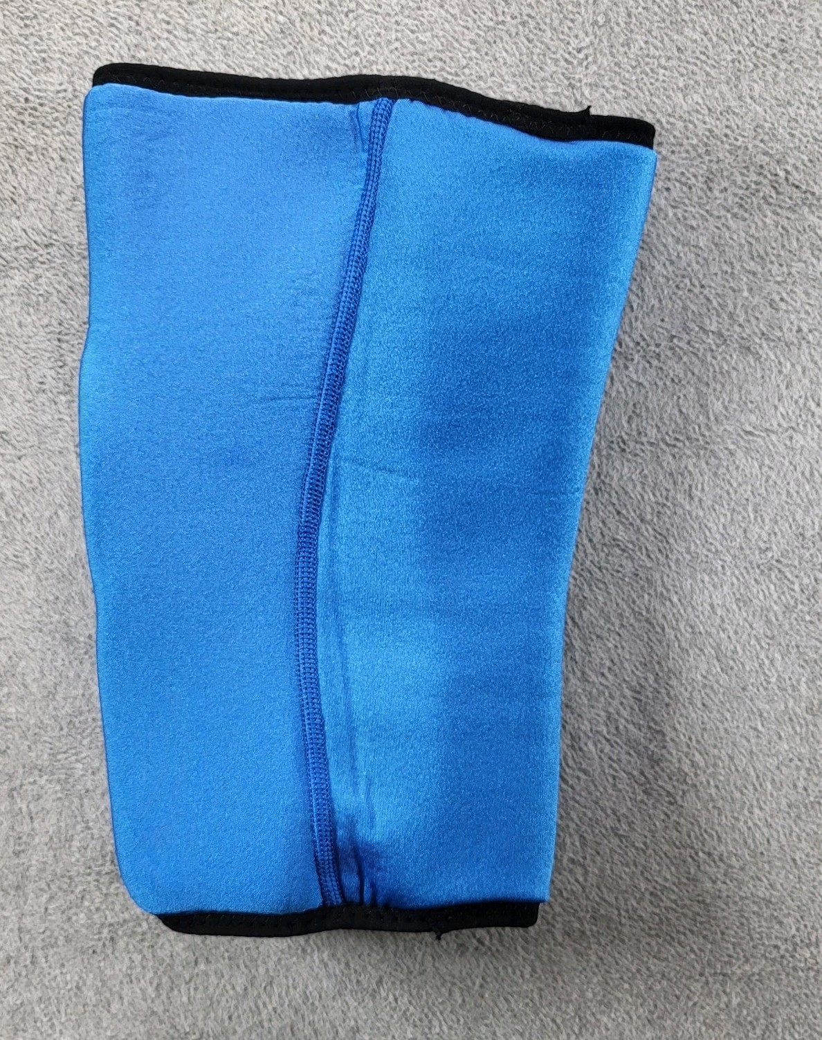 Unisex Black Knee Guard Support Brace Stabilizer w Hook & Loop Straps Unbranded