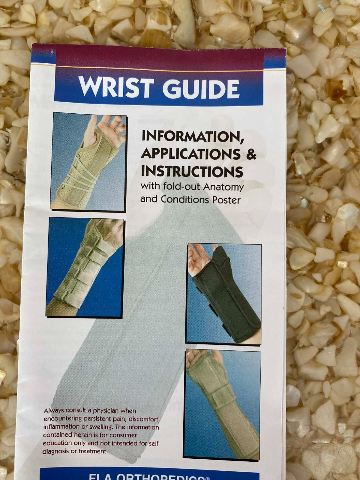 FLA Prolite Compression-Formed Composite Wrist Splint Abducted Thumb Sm Left NIB