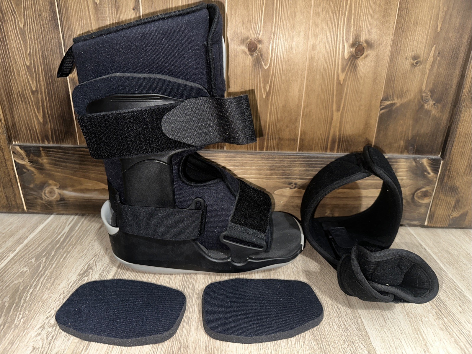 Ovation Medical Gen2 Short Walking Boot Pneumatic Pump Black Shockpod Size S