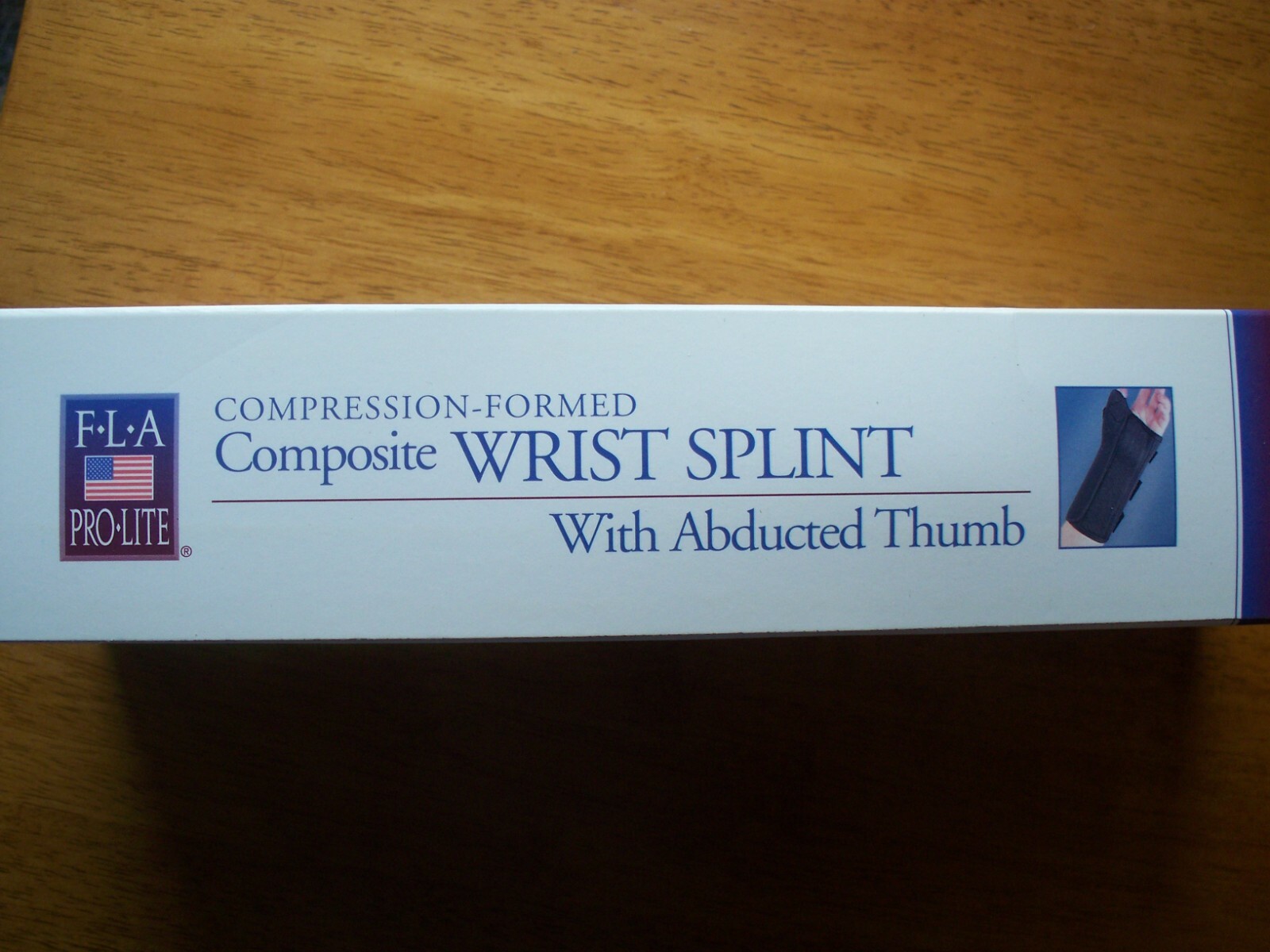 Fla Orthopedics, Composite Wrist Splint w/ Abducted Thumb, Right, XL, New in Pkg