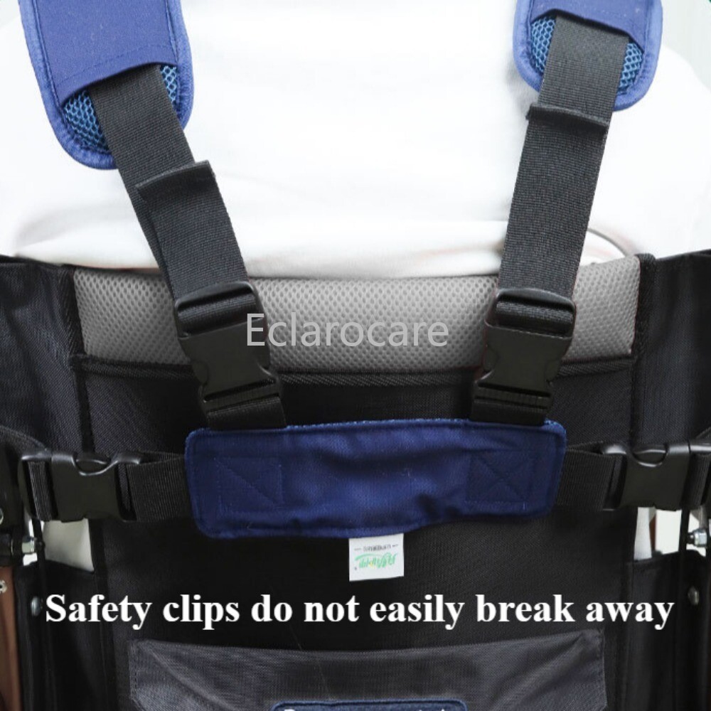 Wheelchair Anti-tilt Restraint Belt Safety Restraints Immobilization Breathable