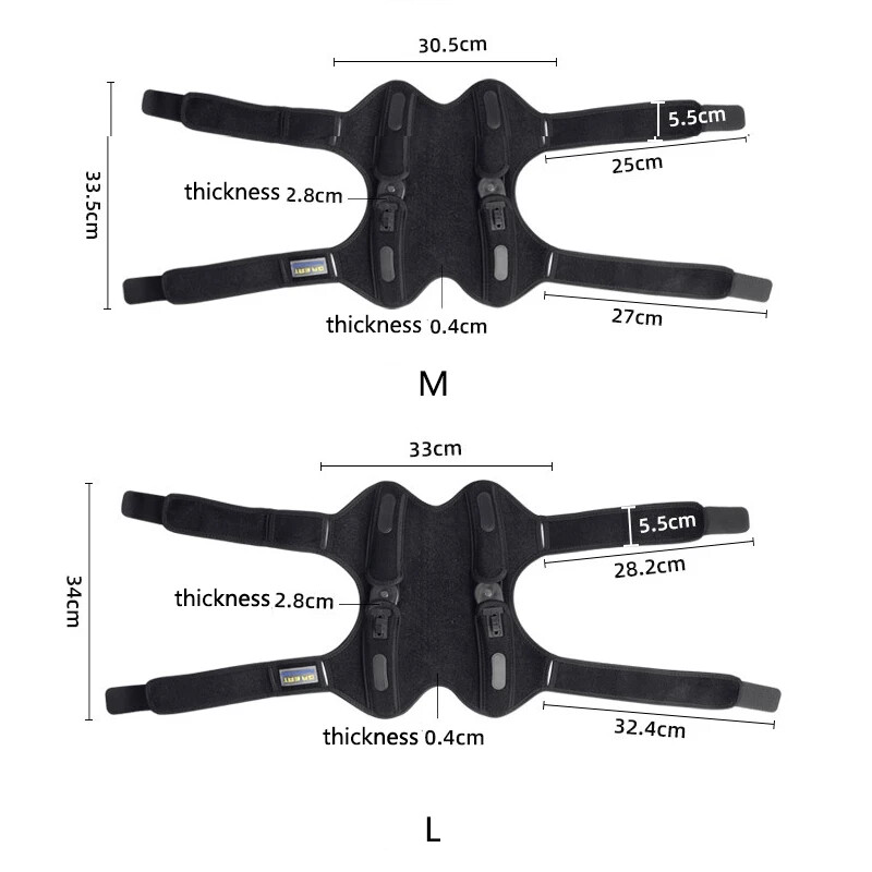 Knee Booster Shift Knee Brace Adjustable Hinged Knee Orthosis Brace Support