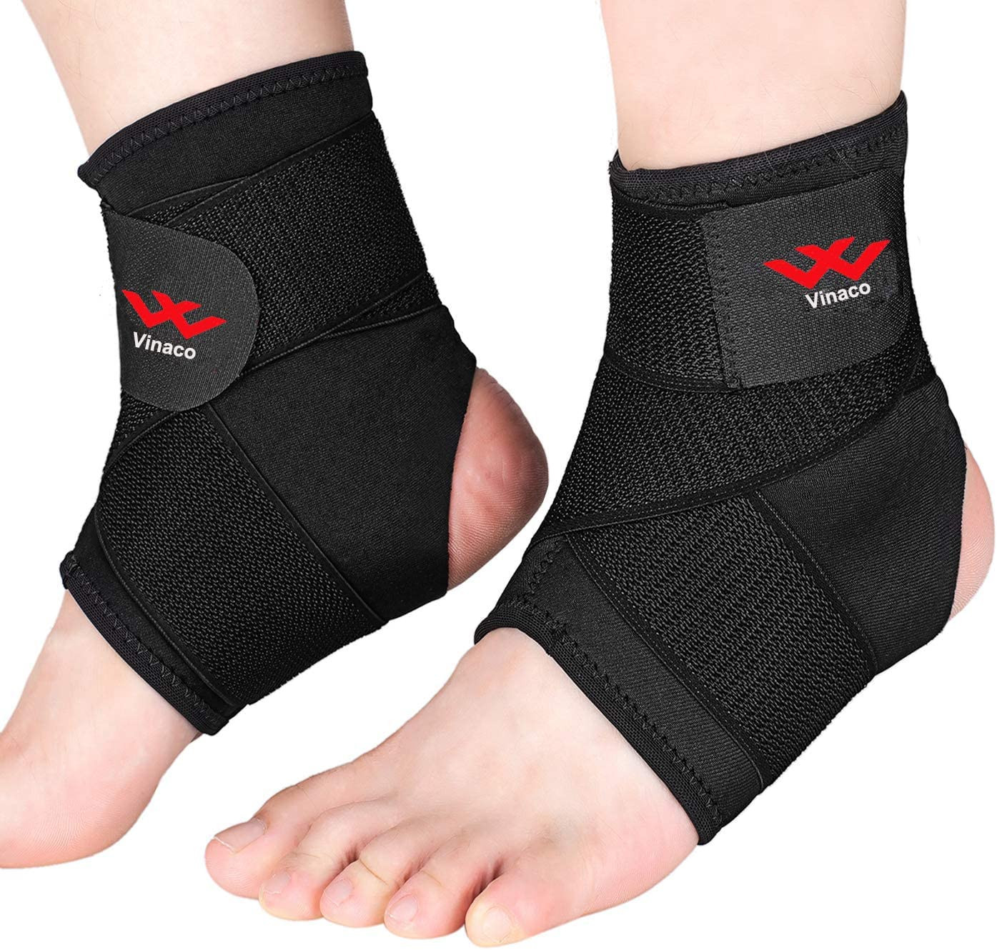 2 Pack Breathable & Strong Ankle Brace for Sprained Ankle, Stabilize Ligaments,