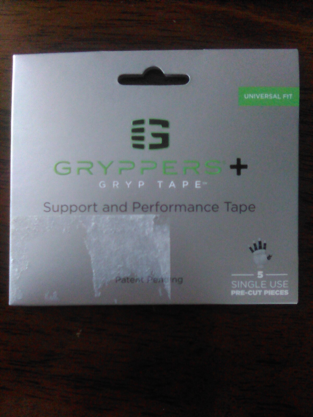 Gryppers Support And Performance Gryp Tape 5 Single Use Sport Pre-Cut Pieces