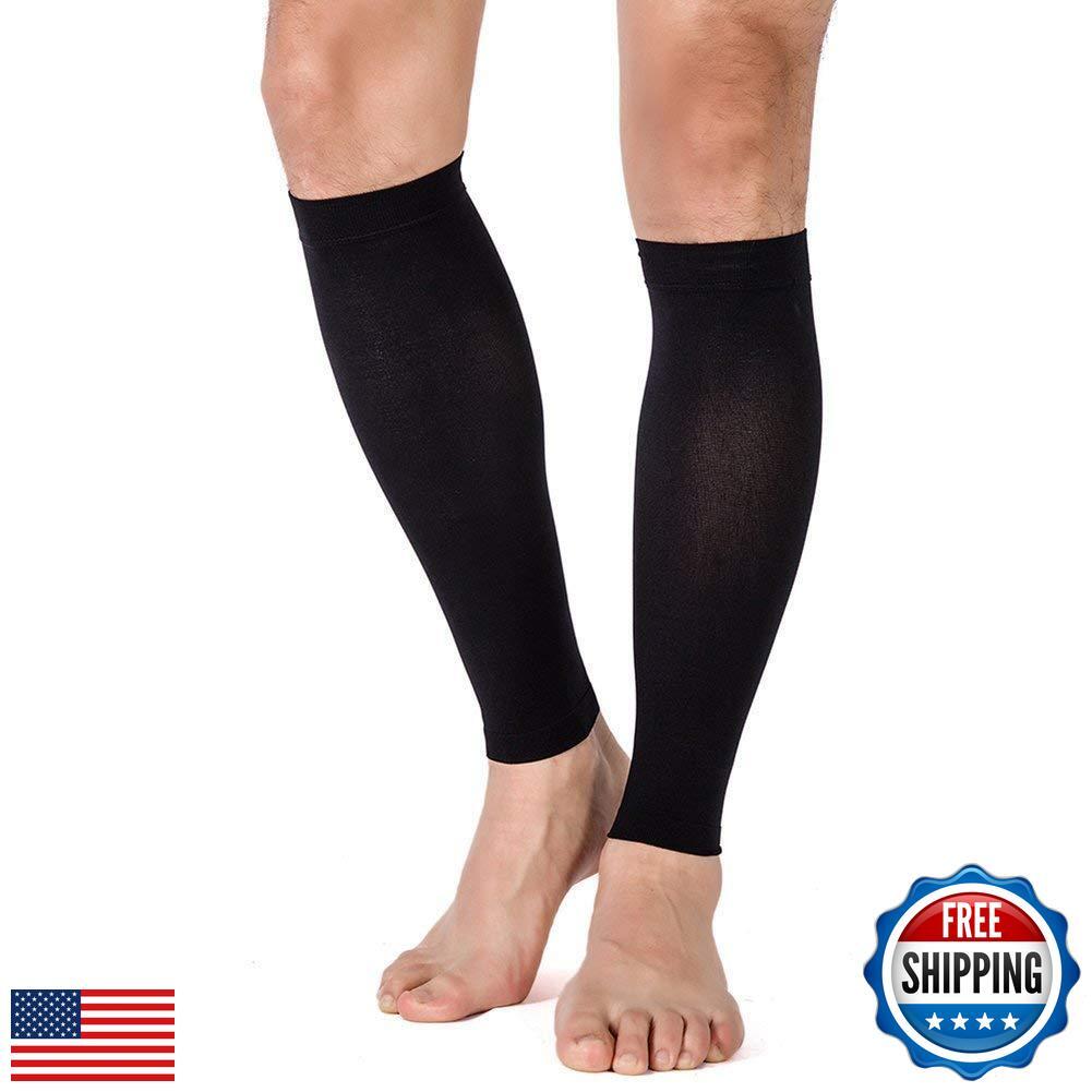 TOFLY® Calf Compression Sleeve for Men and Women, 1 Pair, Footless Compressio