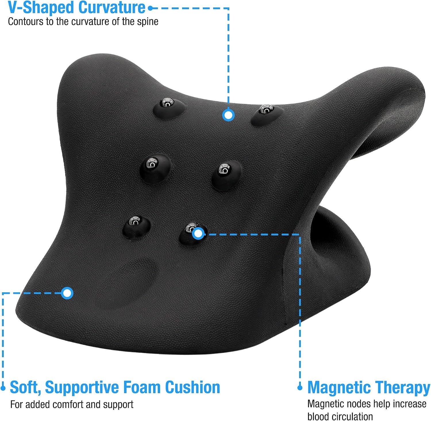 Neck & Shoulder Traction Device & Relaxer Magnetic Therapy Cervical Spine