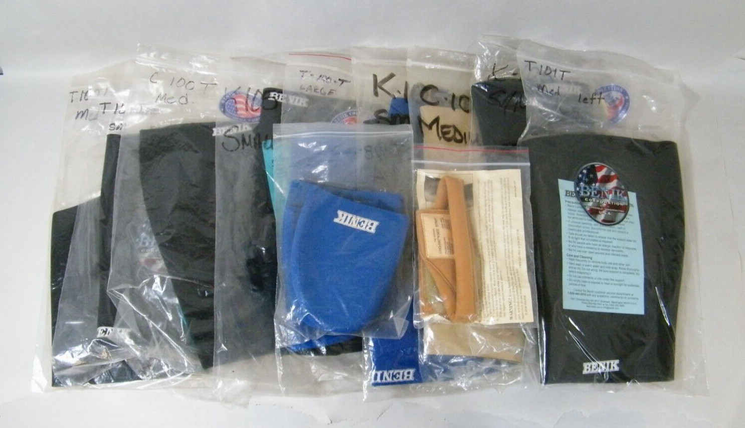 (10) BENIK KNEE SLEEVES / COMPRESSION BRACES SUPPORT + FEW OTHERS