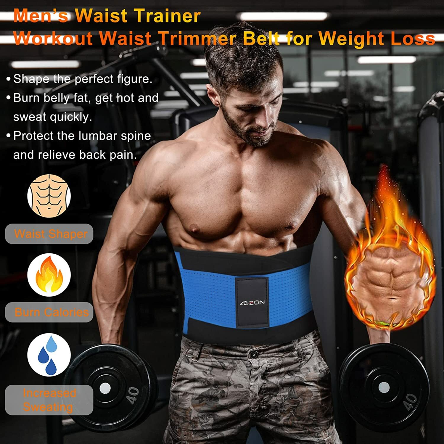 Men Lumbar Lower Back Support Brace Posture Orthosis Waist Belt Pain Relief Wrap