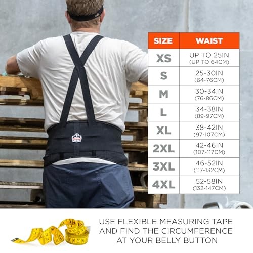 ProFlex 1650 Back Support Belt, 7.5″ Elastic, Adjustable, X-Large (Pack of 1)