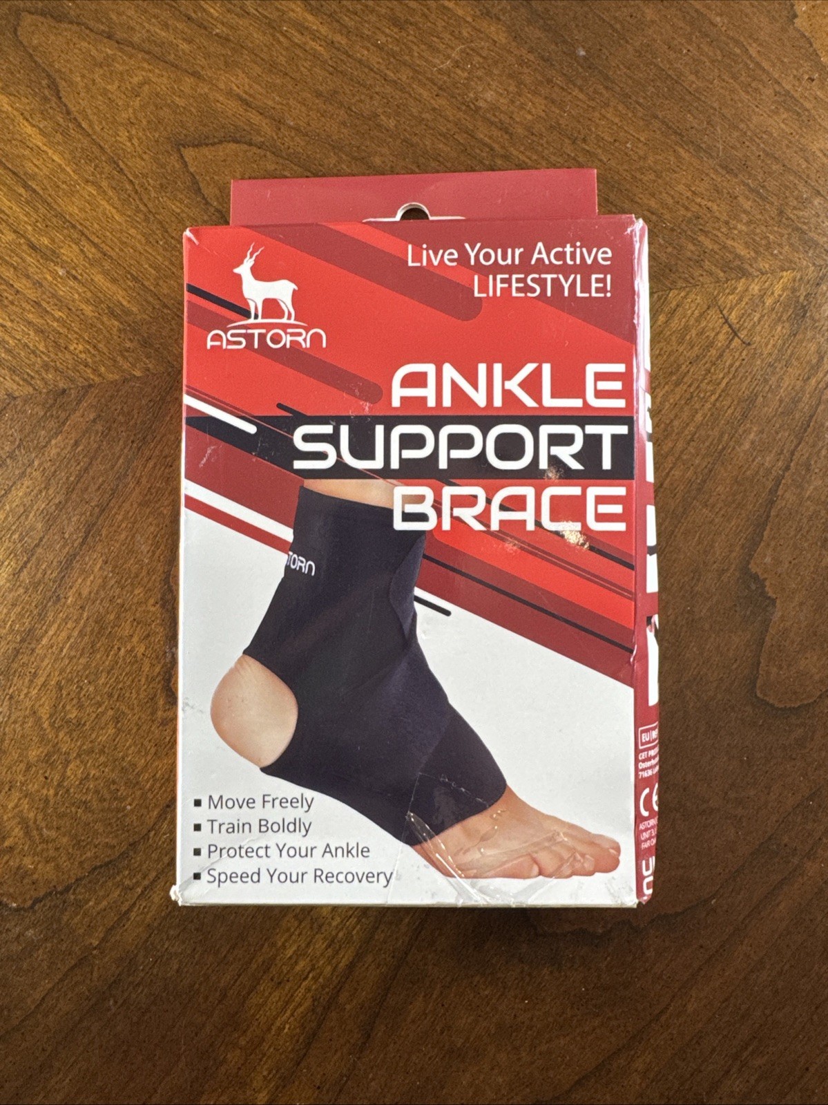 ASTORN ANKLE SUPPORT BRACE – One Size – Black