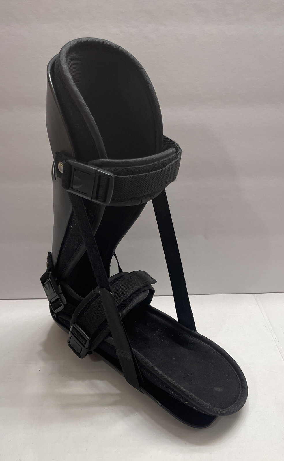Orthopedic Walking Boot Brace Ankle Foot Adjustable Size Large – Black