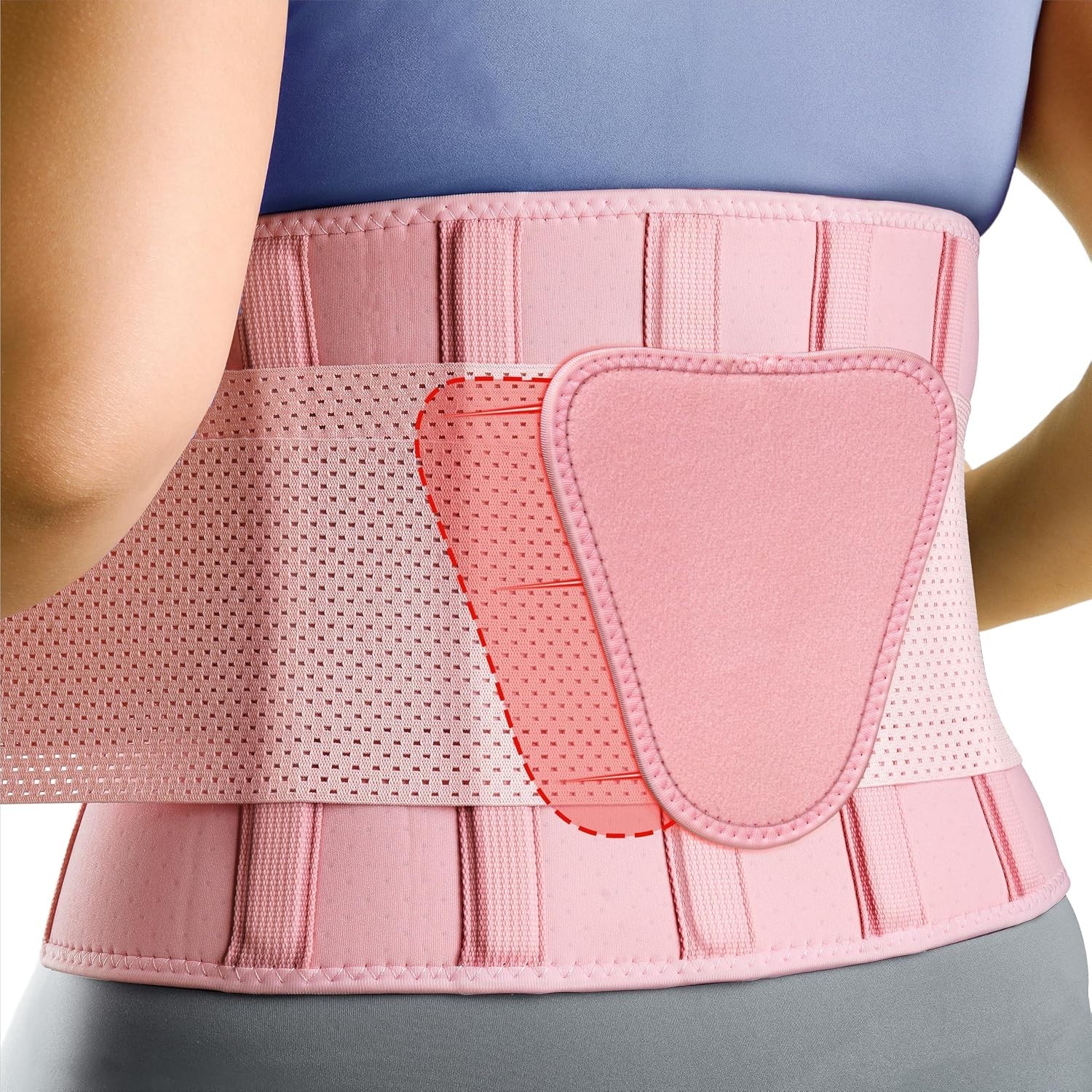 Comfortable Lumbar Support Belt for Heavy Lifting