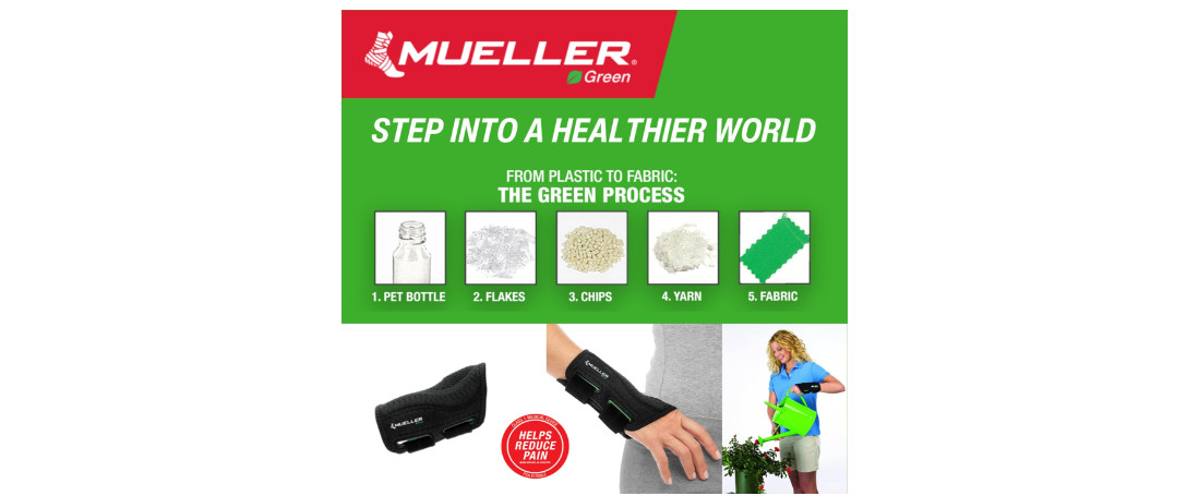 MUELLER Sports Medicine Green Fitted Wrist Brace