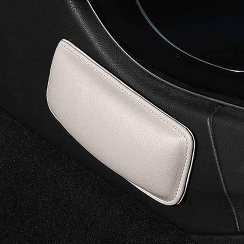 Car Interior Accessory Soft Knee Leg Leather Pad Cushion Pad Car Pillow Cushion