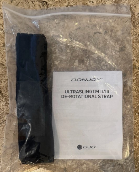 DonJoy Ultrasling II III DeRotational Strap, Black