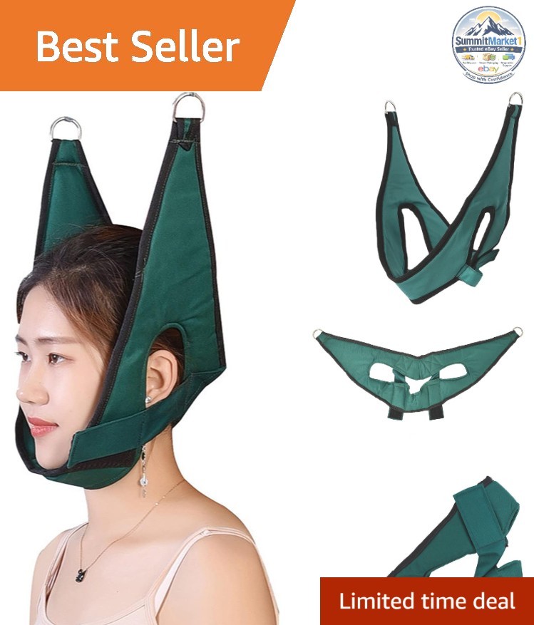 Cervical Neck Traction Device Adjustable Over Door Portable Neck Stretcher Home