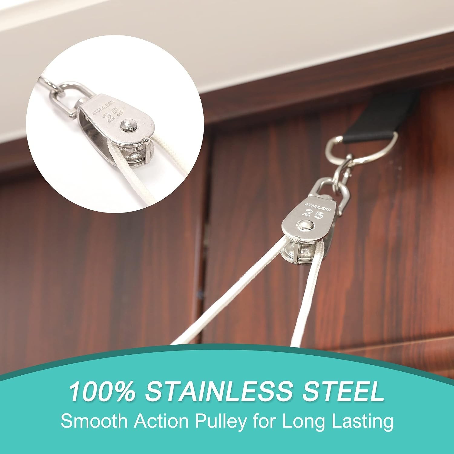 Shoulder Pulley, Over The Door Pulley System for Shoulder Rehab, Shoulder Exe…
