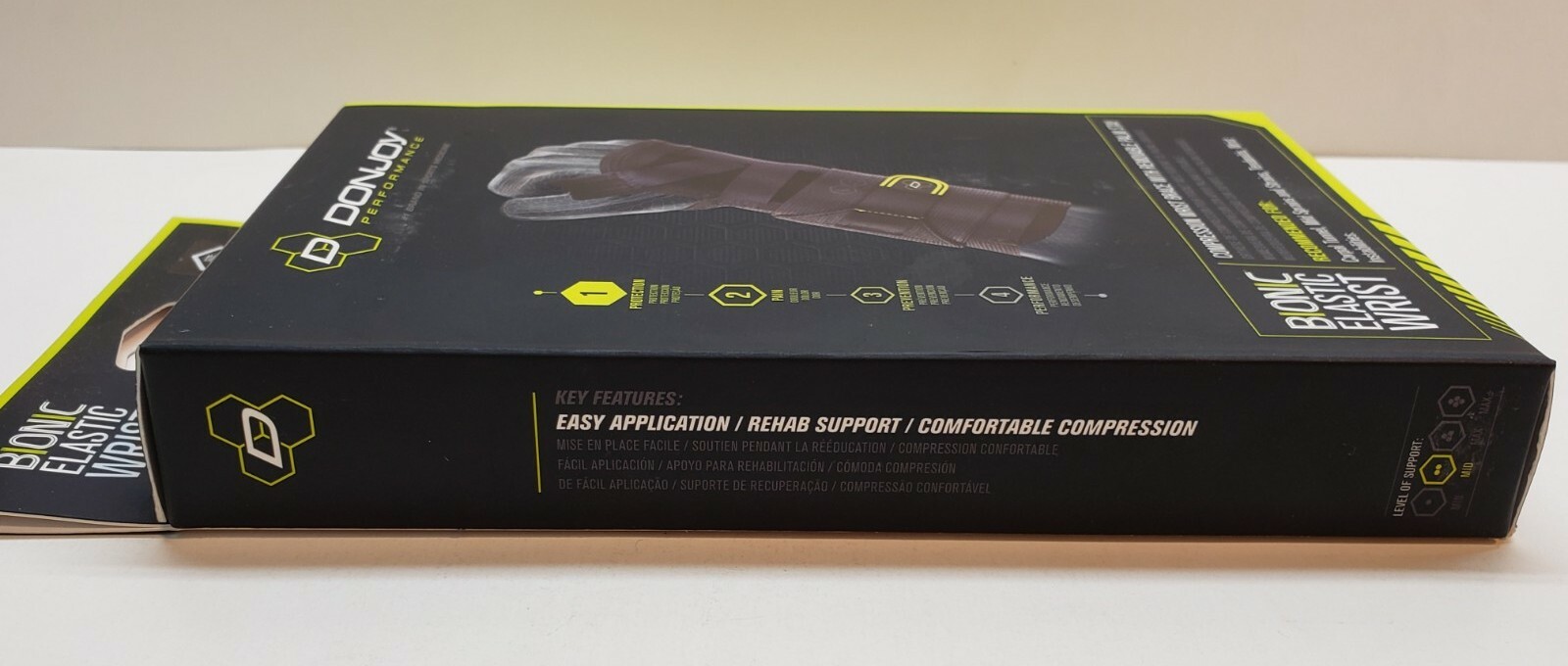 DonJoy Bionic Elastic Compression Wrist Brace Support – RIGHT Hand MED / LARGE
