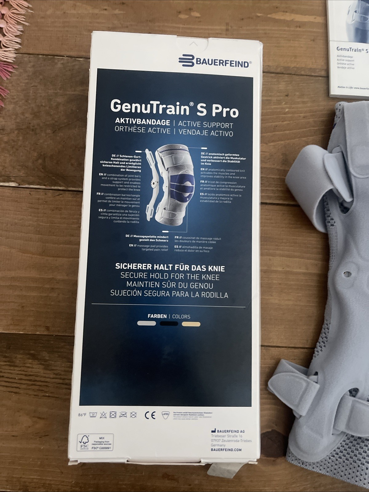Kniebandage Bauerfeind GenuTrain S Pro Right Size 1