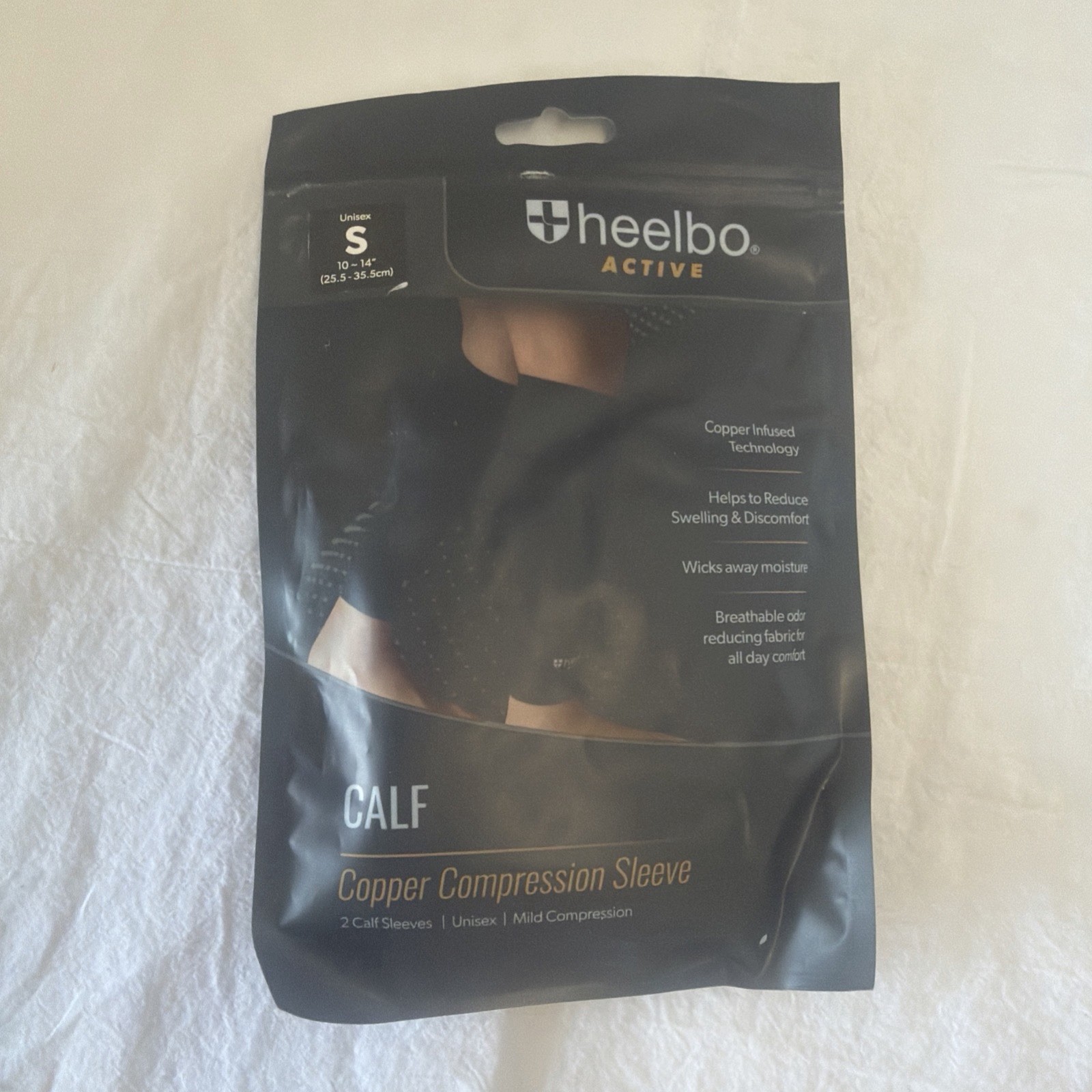 Copper Infused Calf Compression Sleeves, Support Muscle Recovery & Blood Circula